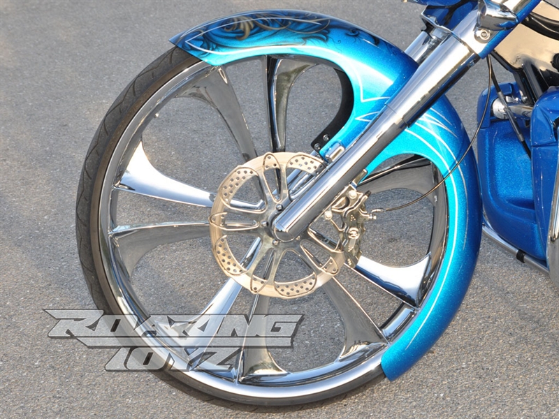 Wrap Style 30 Steel Front Fender For 23 Inch Front Wheel Conversion