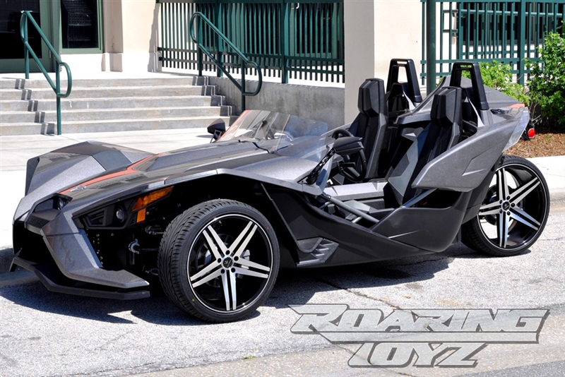 Custom Wheels for Polaris Slingshot 20 Inch Front 22 Inch Rear Wide Fat